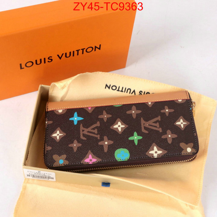 LV Bags(4A)-Wallet 7 star quality designer replica ID: TC9363 $: 45USD,