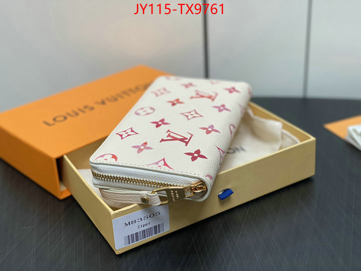 LV Bags(TOP)-Wallet outlet 1:1 replica ID: TX9761 $: 115USD,