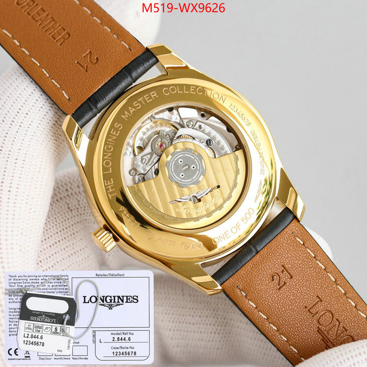 Watch(TOP)-Longines we provide top cheap aaaaa ID: WX9626 $: 519USD