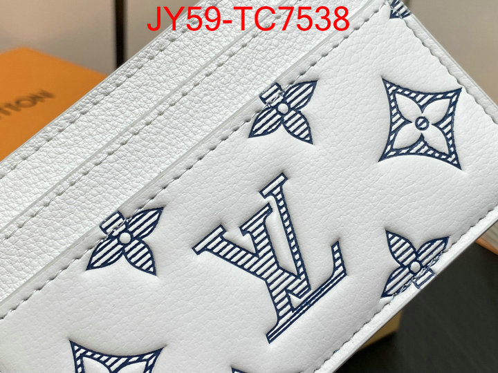 LV Bags(TOP)-Wallet best like ID: TC7538 $: 59USD,