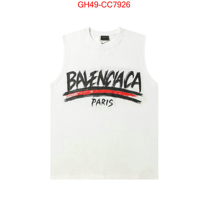 Clothing-Balenciaga fake cheap best online ID: CC7926 $: 49USD