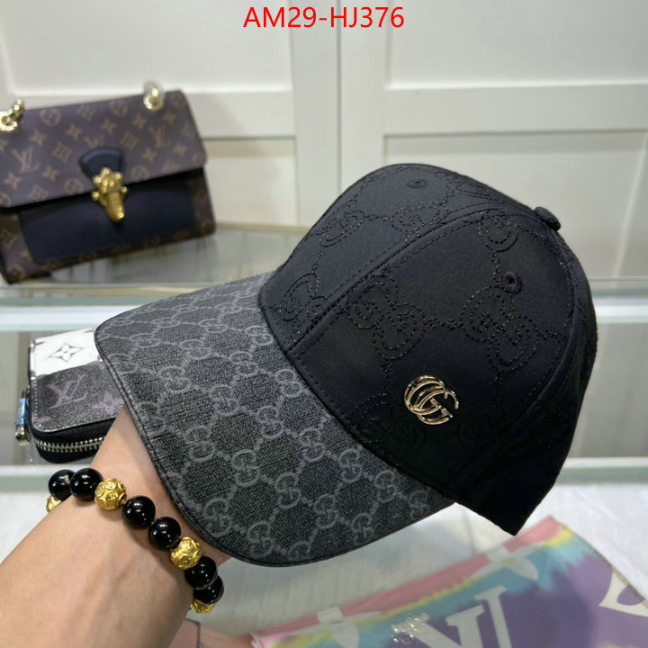 Cap(Hat)-Gucci quality replica ID: HJ376 $: 29USD