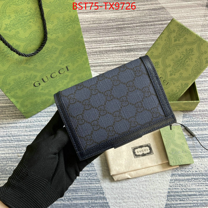 Gucci Bags(TOP)-Wallet- supplier in china ID: TX9726 $: 75USD,