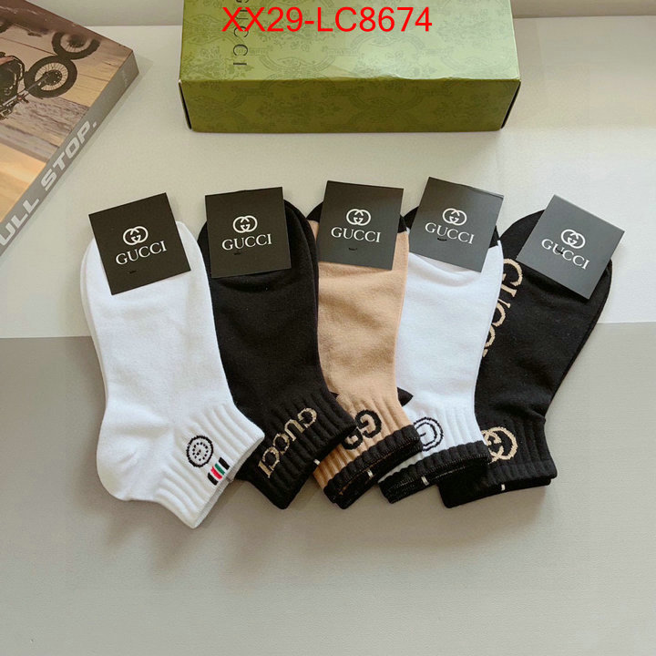 Sock-Gucci replcia cheap from china ID: LC8674 $: 29USD