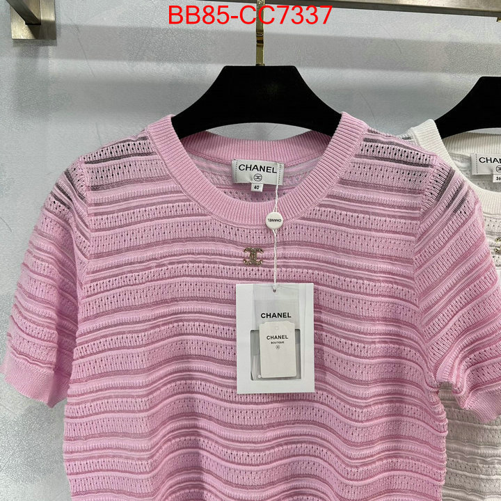 Clothing-Chanel 1:1 replica wholesale ID: CC7337 $: 85USD