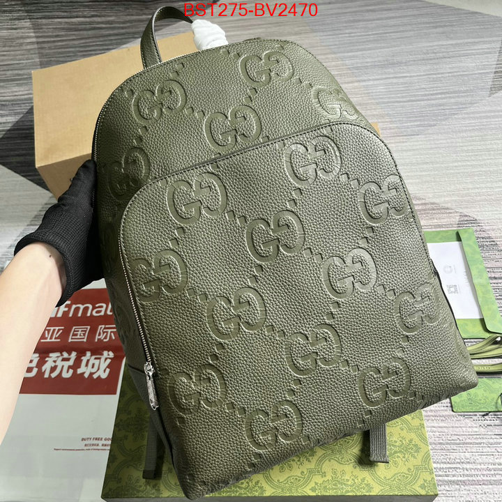 Gucci Bags(TOP)-Backpack- buy the best replica ID: BV2470 $: 275USD,