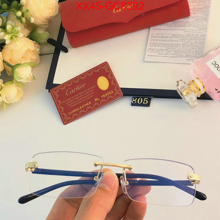 Glasses-Cartier fashion designer ID: GC8392 $: 45USD