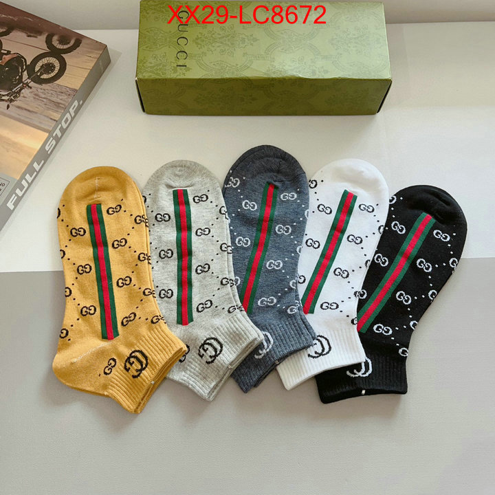 Sock-Gucci customize best quality replica ID: LC8672 $: 29USD