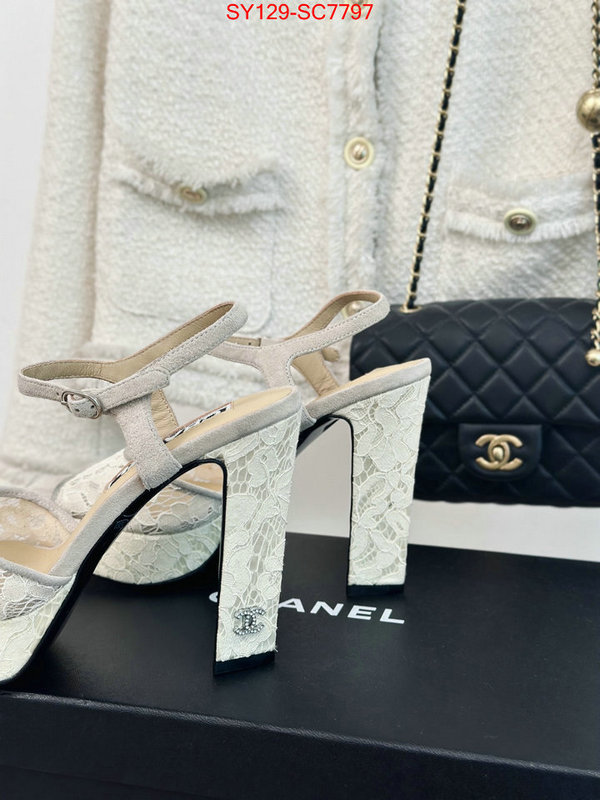 Women Shoes-Chanel buy top high quality replica ID: SC7797 $: 129USD