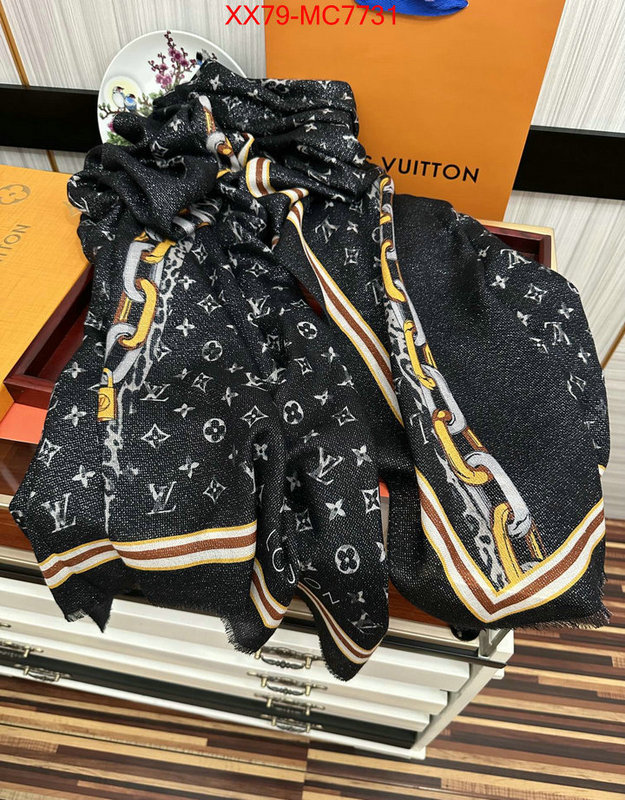 Scarf-LV luxury fashion replica designers ID: MC7731 $: 79USD