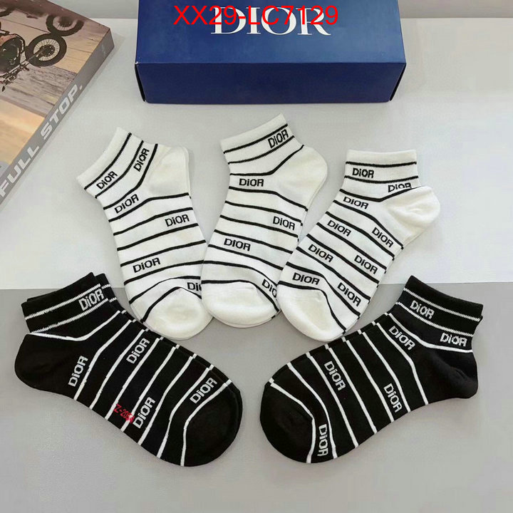 Sock-Dior top quality designer replica ID: LC7129 $: 29USD