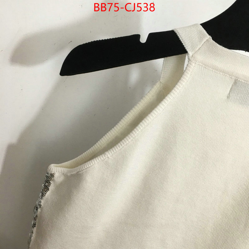 Clothing-Chanel buy 2024 replica ID: CJ538 $: 75USD