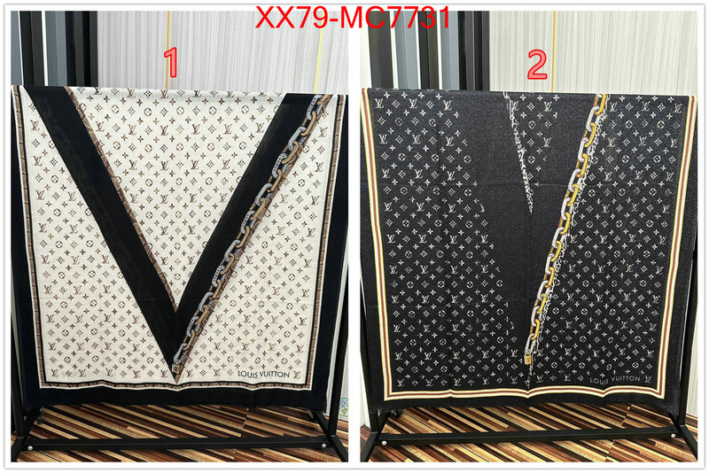 Scarf-LV luxury fashion replica designers ID: MC7731 $: 79USD