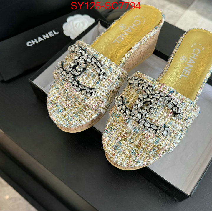 Women Shoes-Chanel brand designer replica ID: SC7794 $: 125USD