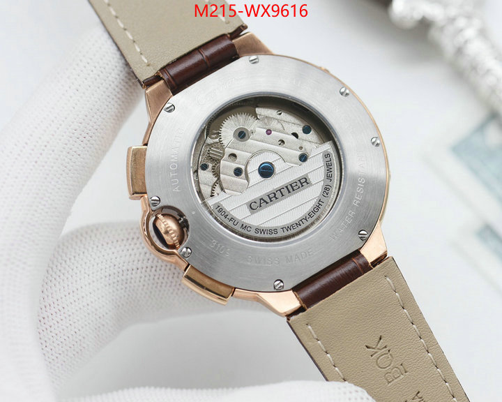 Watch(TOP)-Cartier the best affordable ID: WX9616 $: 215USD