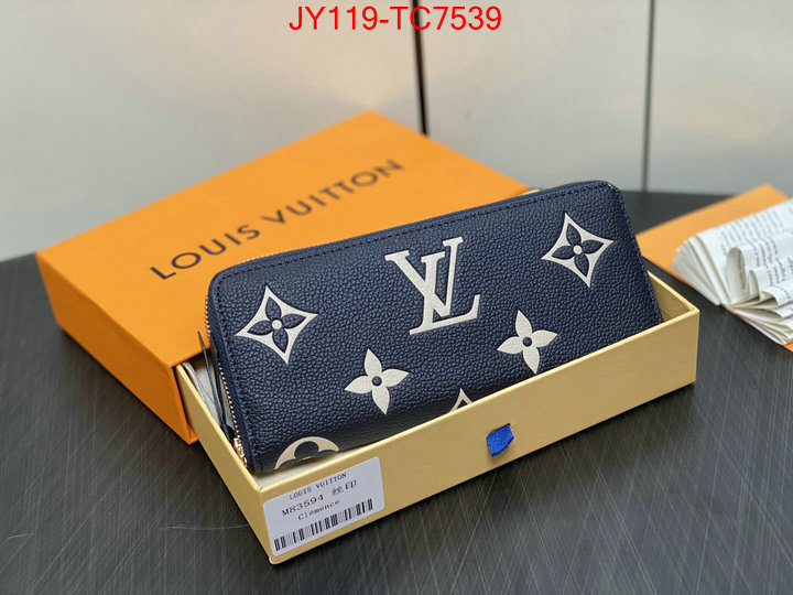 LV Bags(TOP)-Wallet buy high quality cheap hot replica ID: TC7539 $: 119USD,