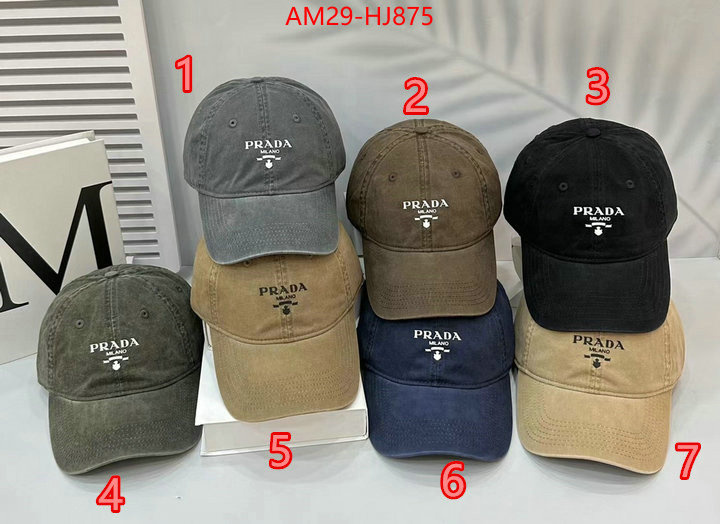 Cap (Hat)-Prada how to buy replcia ID: HJ875 $: 29USD