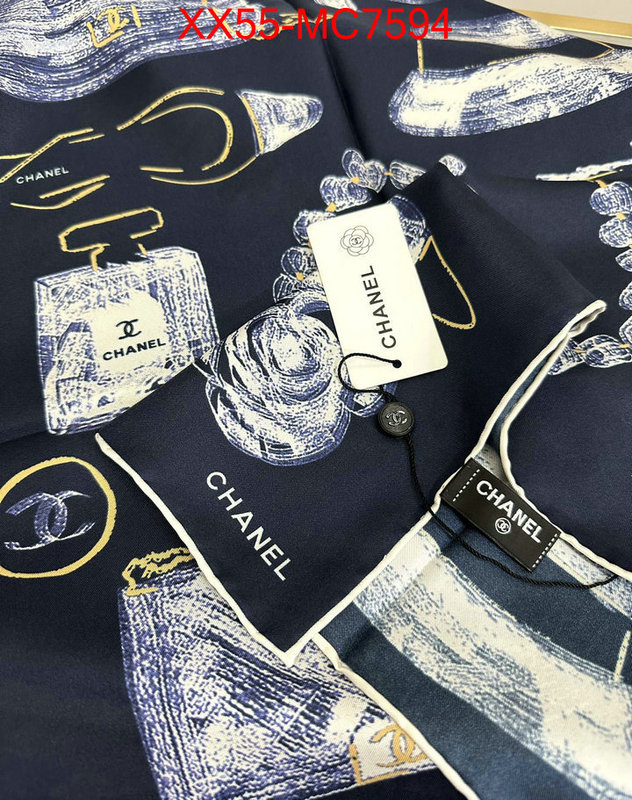 Scarf-Chanel fake high quality ID: MC7594 $: 55USD