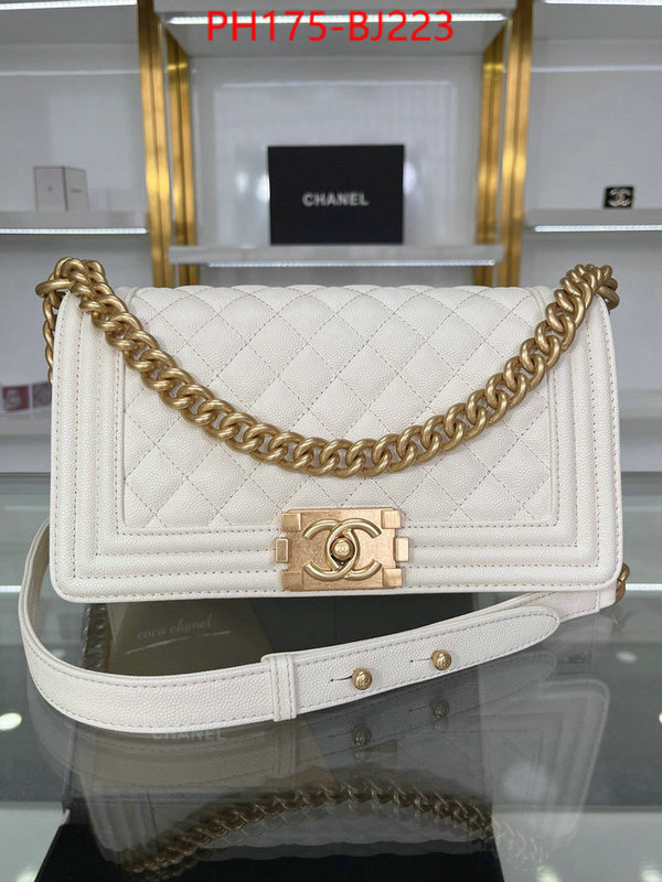 Chanel Bags(TOP)-Le Boy aaaaa+ class replica ID: BJ223 $: 175USD,