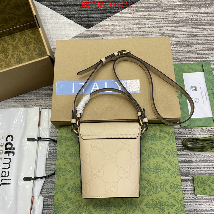 Gucci Bags(TOP)-Crossbody- mirror copy luxury ID: BX9710 $: 185USD,