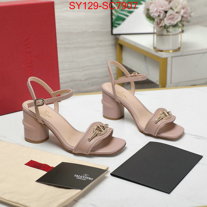 Women Shoes-Valentino designer high replica ID: SC7907 $: 129USD