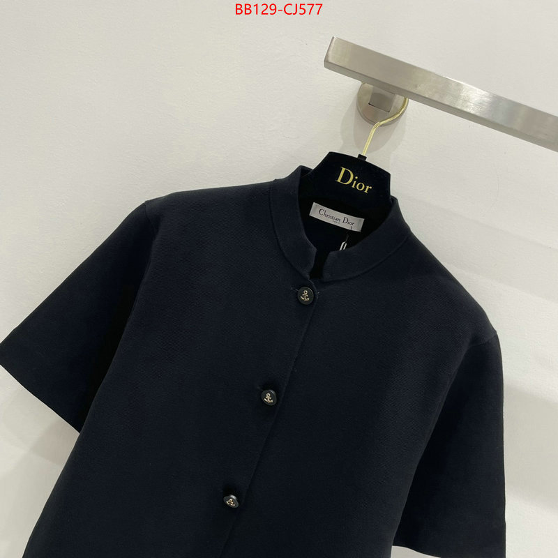 Clothing-Dior 2024 aaaaa replica customize ID: CJ577 $: 129USD