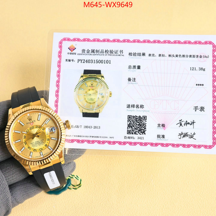 Watch(TOP)-Rolex what is a 1:1 replica ID: WX9649 $: 645USD