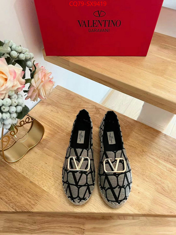 Women Shoes-Valentino aaaaa replica designer ID: SX9419 $: 79USD