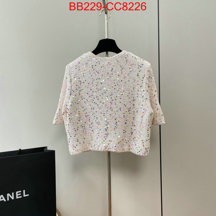 Clothing-Chanel what are the best replica ID: CC8226 $: 229USD