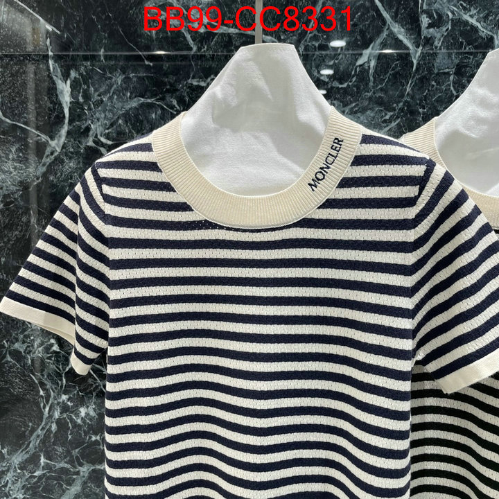 Clothing-Moncler top fake designer ID: CC8331 $: 99USD