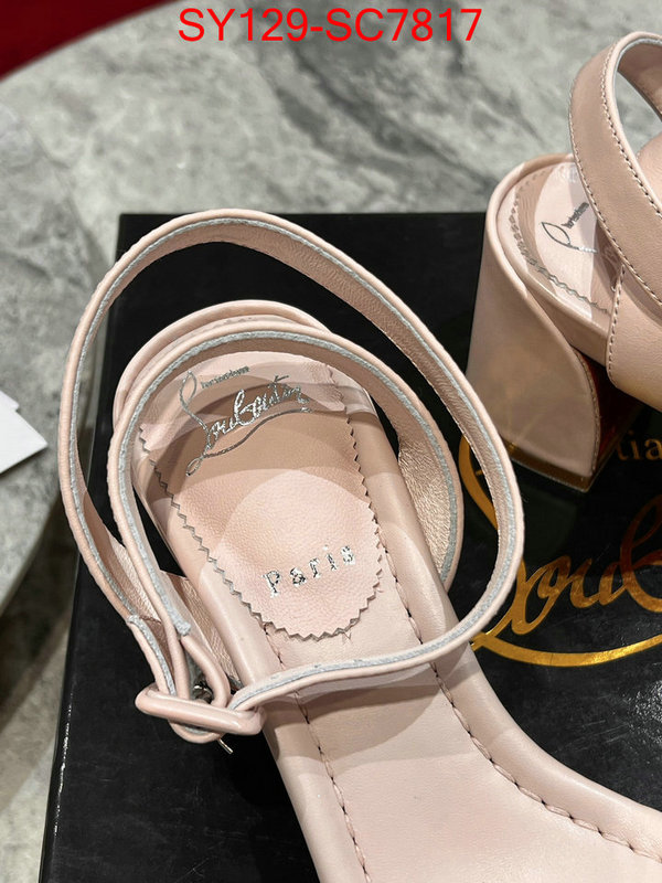 Women Shoes-Christian Louboutin top 1:1 replica ID: SC7817 $: 129USD