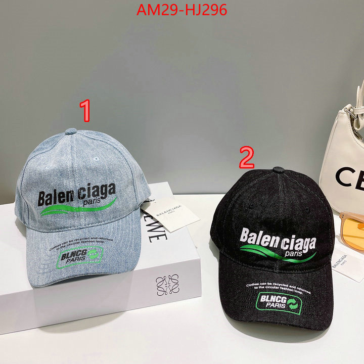 Cap(Hat)-Balenciaga 2024 aaaaa replica customize ID: HJ296 $: 29USD