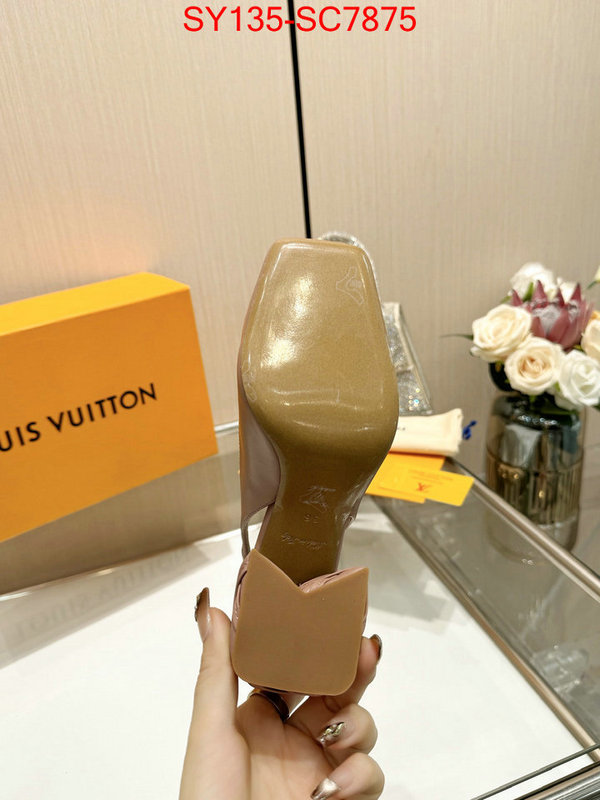 Women Shoes-LV wholesale imitation designer replicas ID: SC7875 $: 135USD