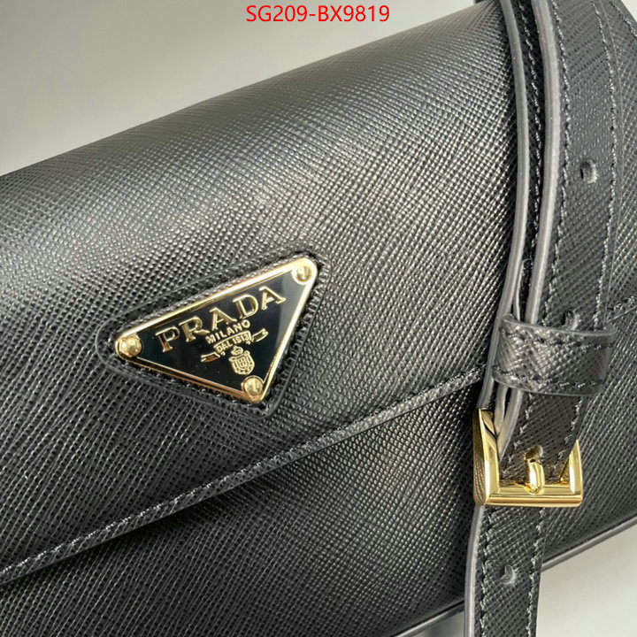 Prada Bags(TOP)-Crossbody- best wholesale replica ID: BX9819 $: 209USD,