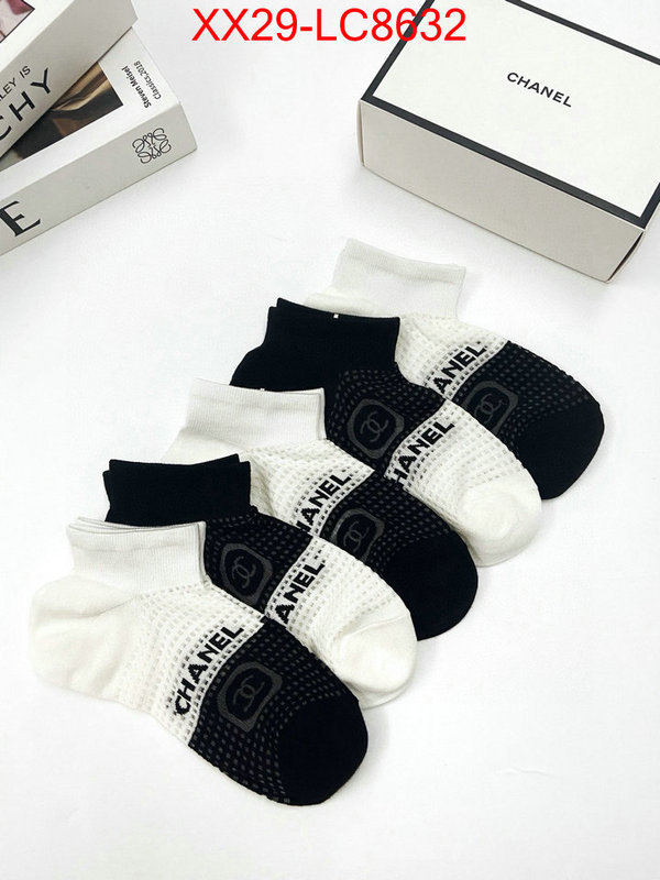 Sock-Chanel the quality replica ID: LC8632 $: 29USD