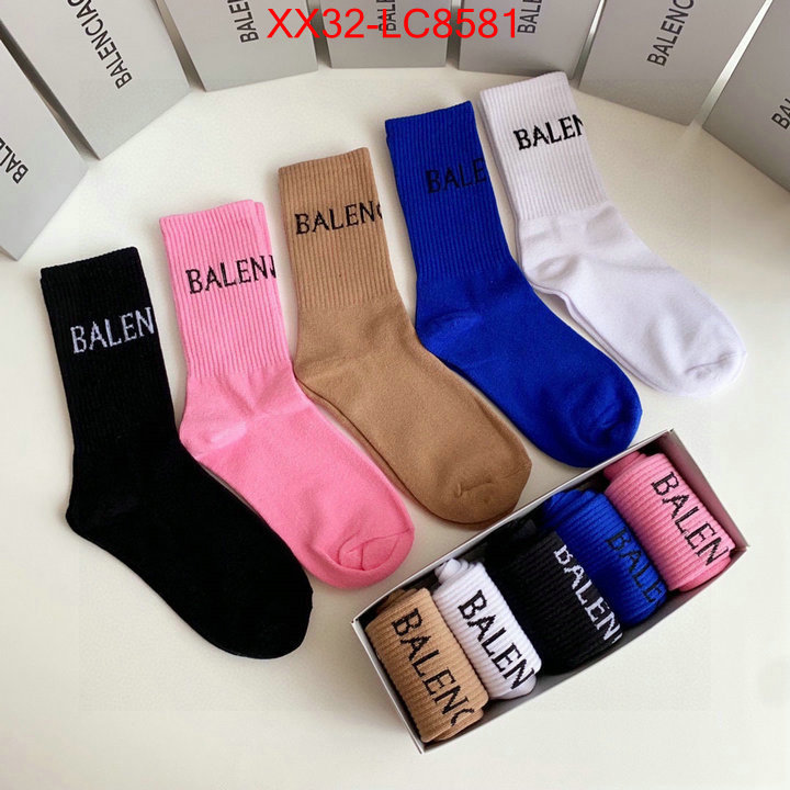 Sock-Balenciaga we provide top cheap aaaaa ID: LC8581 $: 32USD