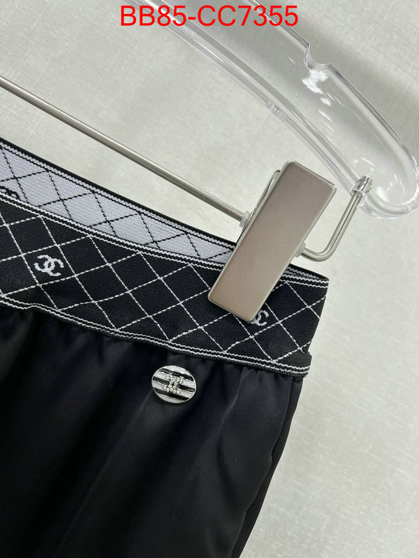 Clothing-Chanel replica 1:1 high quality ID: CC7355 $: 85USD