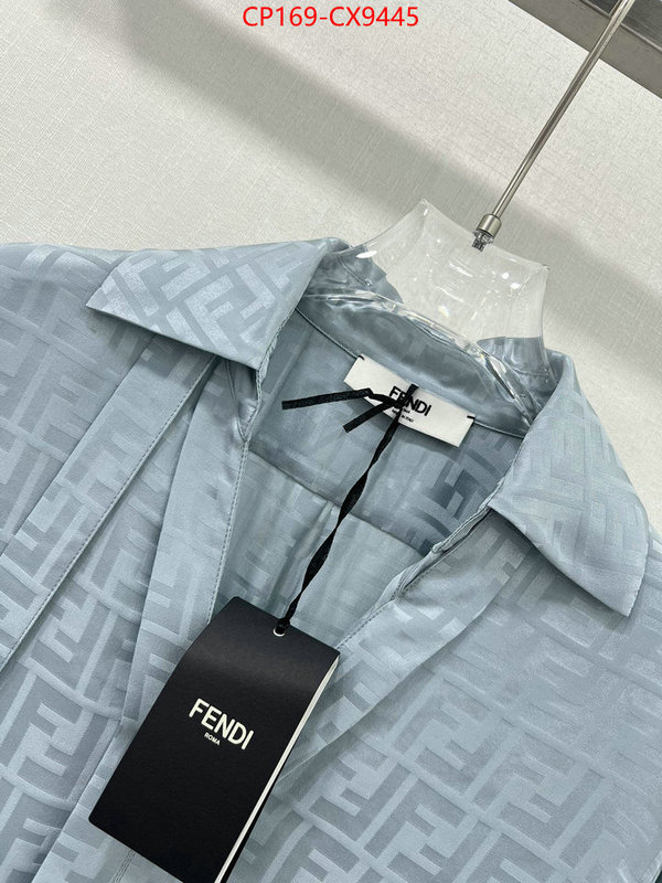 Clothing-Fendi what best replica sellers ID: CX9445 $: 169USD