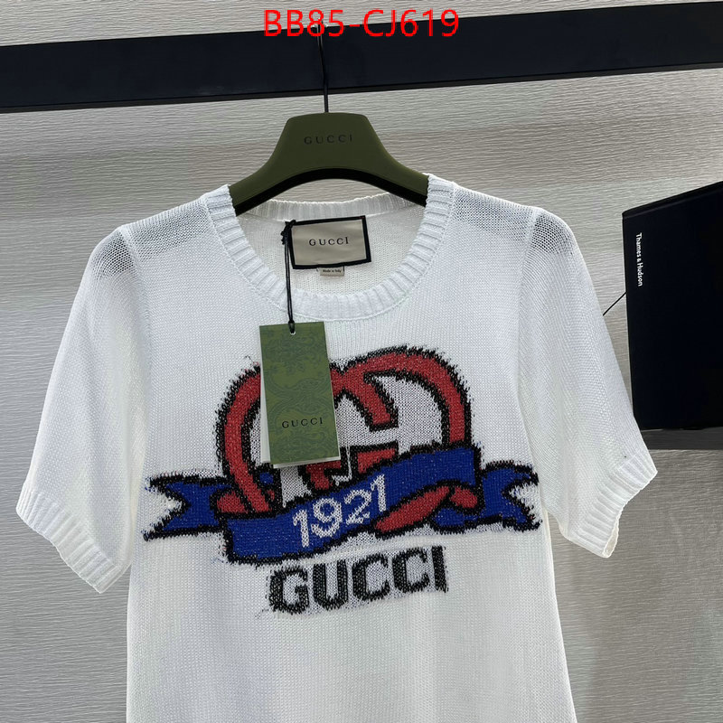 Clothing-Gucci fashion designer ID: CJ619 $: 85USD