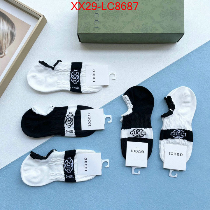 Sock-Gucci can i buy replica ID: LC8687 $: 29USD