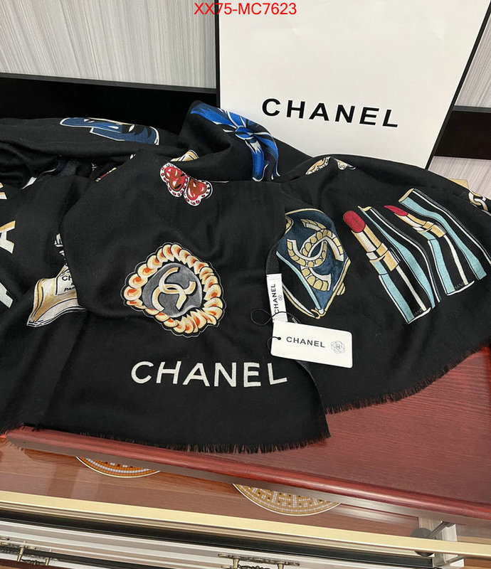 Scarf-Chanel replica for cheap ID: MC7623 $: 75USD