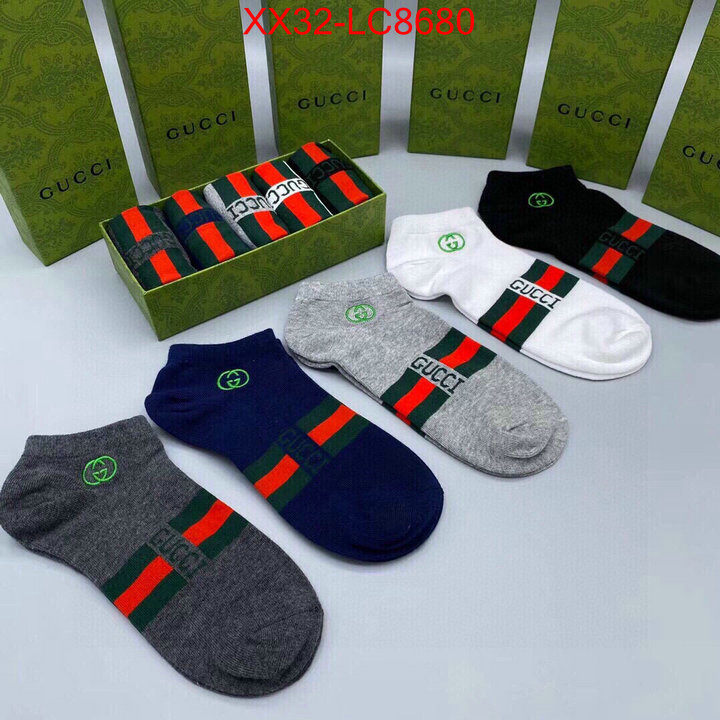 Sock-Gucci perfect replica ID: LC8680 $: 32USD