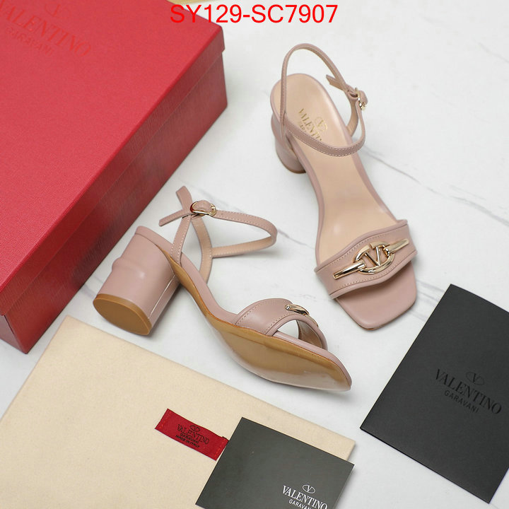 Women Shoes-Valentino designer high replica ID: SC7907 $: 129USD