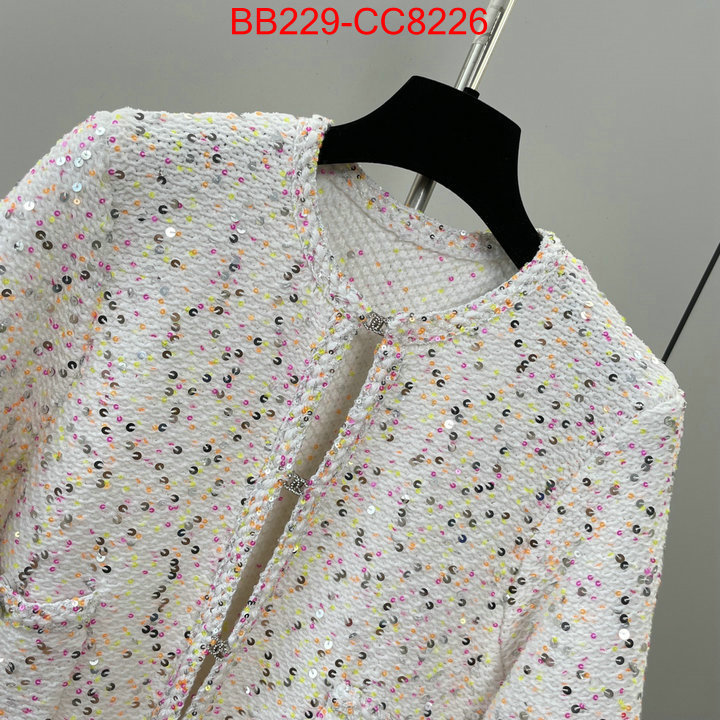 Clothing-Chanel what are the best replica ID: CC8226 $: 229USD