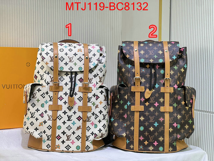 LV Bags(4A)-Backpack- highest quality replica ID: BC8132 $: 119USD,