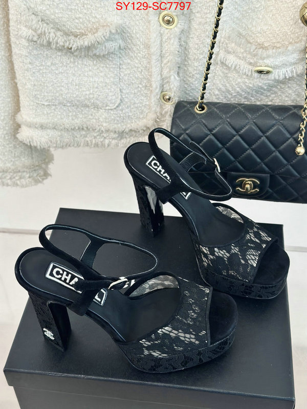 Women Shoes-Chanel buy top high quality replica ID: SC7797 $: 129USD