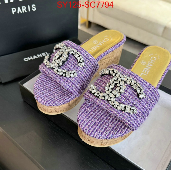 Women Shoes-Chanel brand designer replica ID: SC7794 $: 125USD