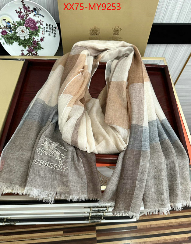 Scarf-Burberry from china ID: MY9253 $: 75USD