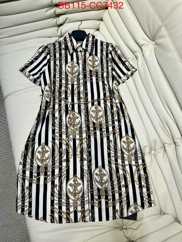 Clothing-LV shop designer replica ID: CC7432 $: 115USD