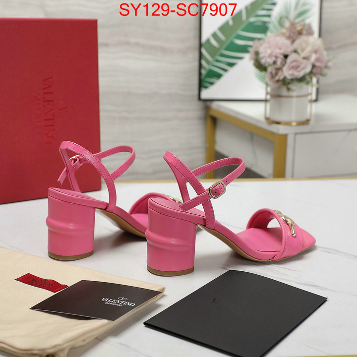 Women Shoes-Valentino designer high replica ID: SC7907 $: 129USD